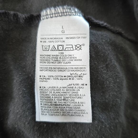 Old Navy Men's Size Large Gray Multicolor ACDC Logo Graphic T-Shirt - Picture 3 of 6